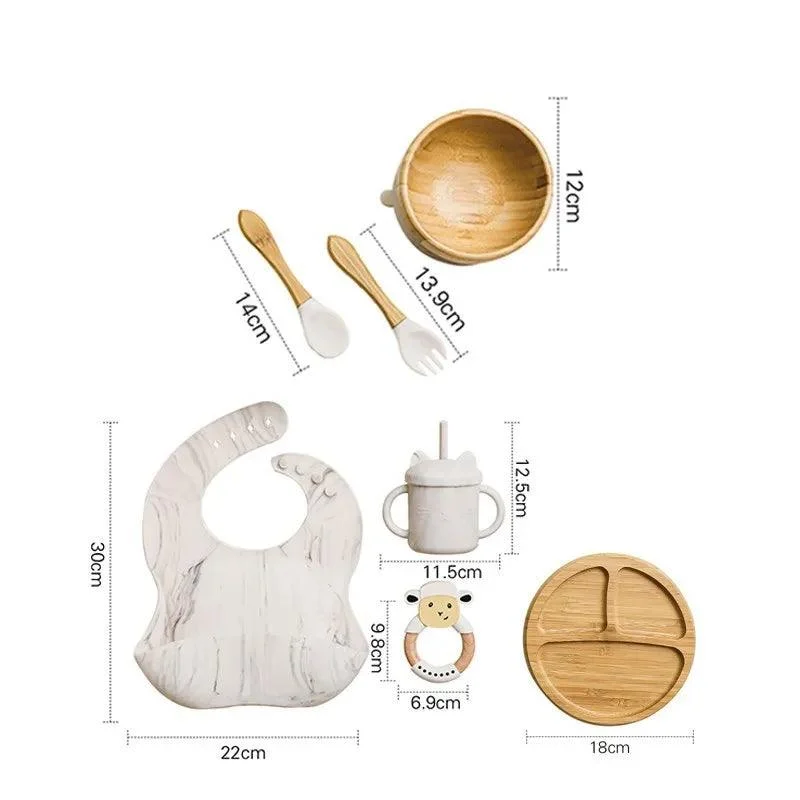 Bamboo_Dinosaur_Dinner_Set_7pcs_BPA-Free_Suction_Bowls_for_Children_-_-4133914 Bamboo Dinosaur Dinner Set: 7pcs, BPA-Free, Suction Bowls for Children -