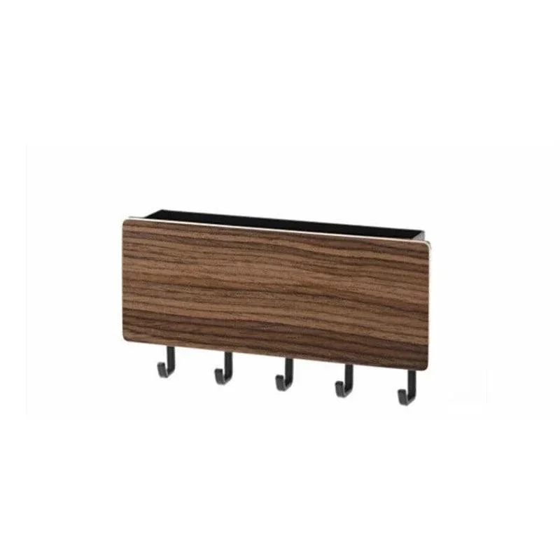 Bamboo Key Holder - Stylish Organizer - Black/White/Bamboo -  - #tag1#