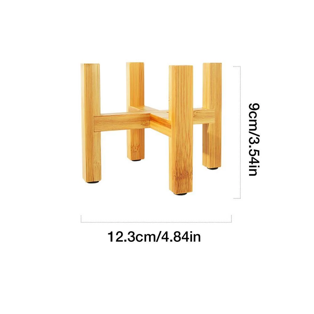 Bamboo Plant Base Stand -