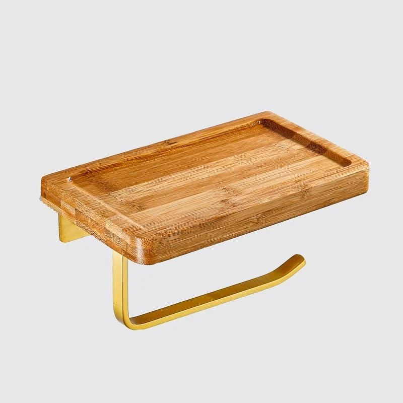 Bamboo Toilet Paper Shelf -  - #tag1#