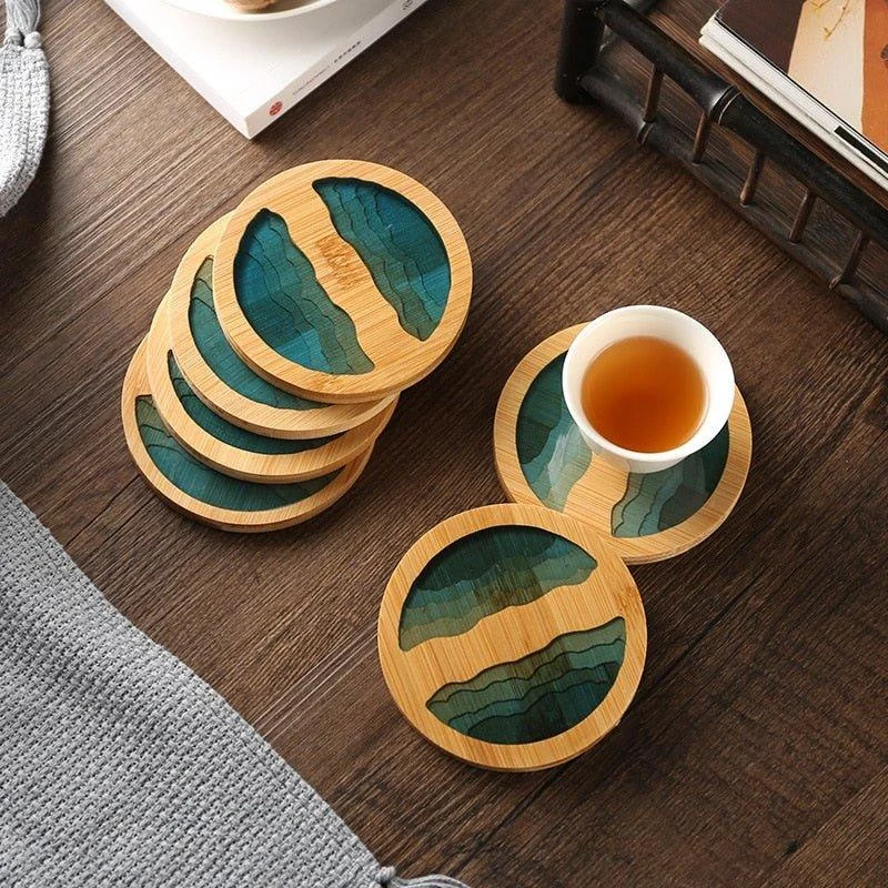Bamboo_Wave_Style_Tea_Coaster_-_-_tag1_-4147349 Bamboo Wave Style Tea Coaster - - #tag1#