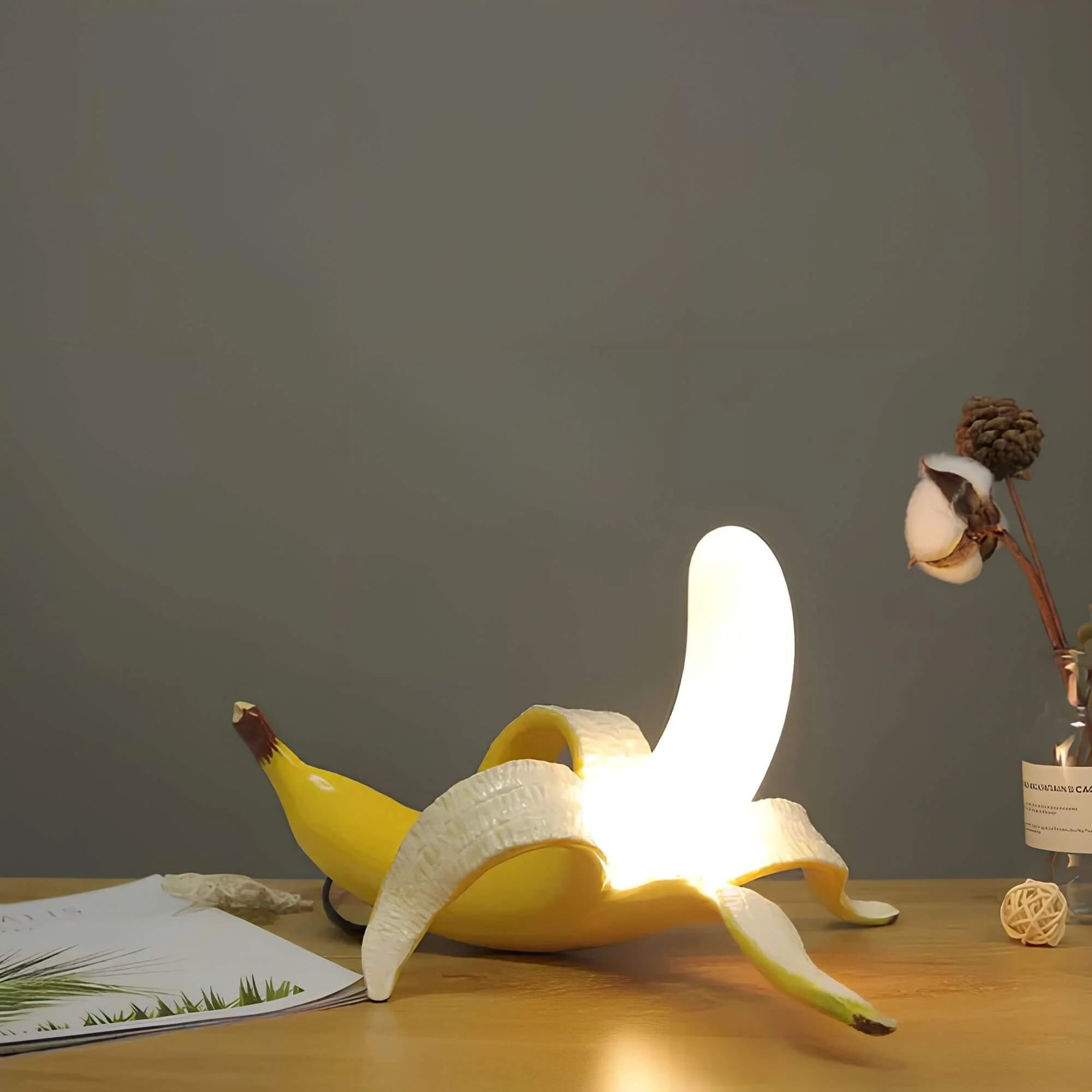 Bananashine Modernebananen Tischlampe6