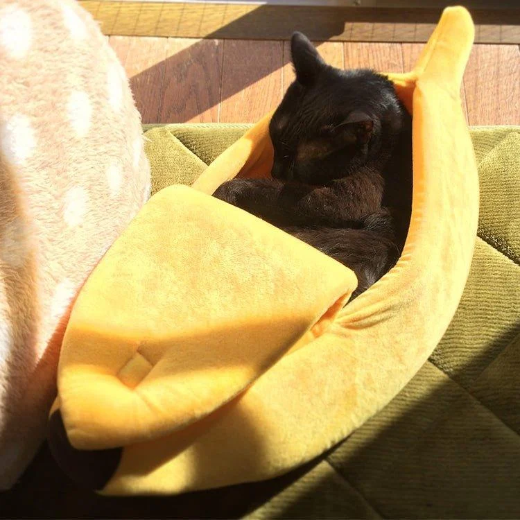 Banana_Pet_Cushion_Bed_-_-_tag1_-4145059 Banana Pet Cushion Bed - - #tag1#