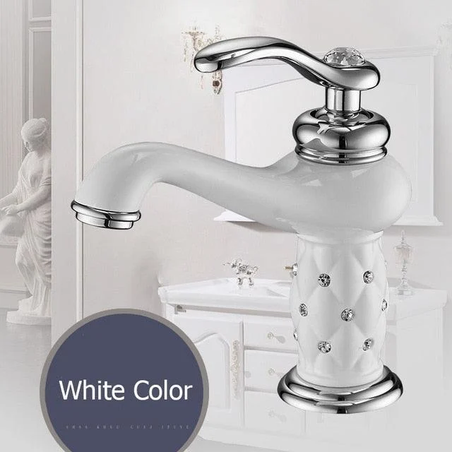 Basin_Brass_with_Diamond_Gold_Bathroom_Faucet_-_-_tag1_-4145854 Basin Brass with Diamond & Gold Bathroom Faucet - - #tag1#