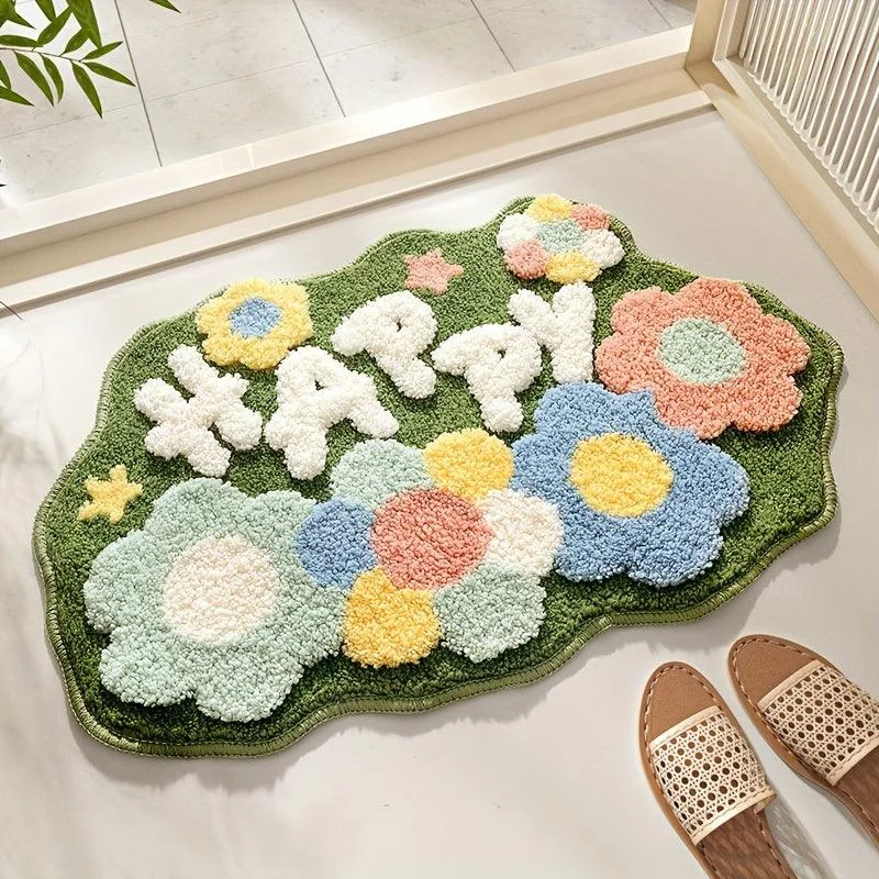 Bath mat - FlorSoft - Extra Absorbent - Floral motif - - #tag1#