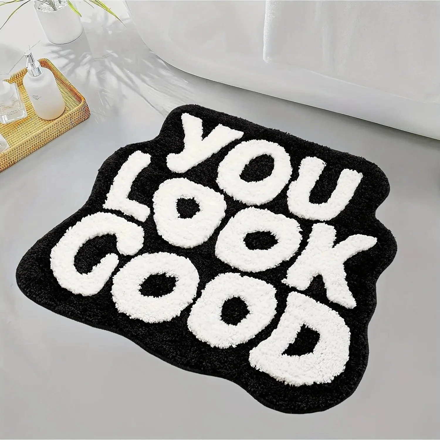 Bath mat - You Look Good - - #tag1#