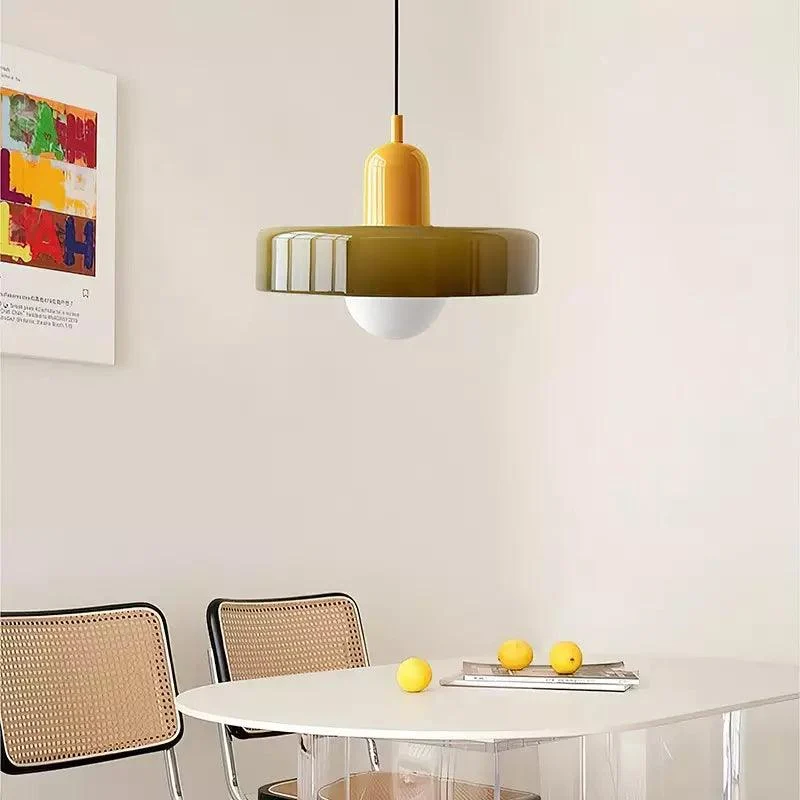 BauhausStainedGlassDiscPendantLight_19 Bauhausstainedglassdiscpendantlight 19
