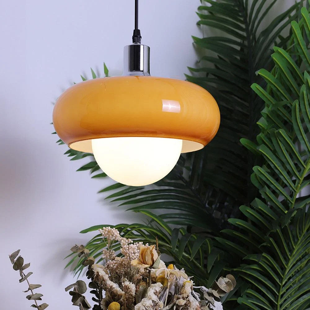 Bauhaus Coffee Glass Pendant Lamp -  - #tag1#