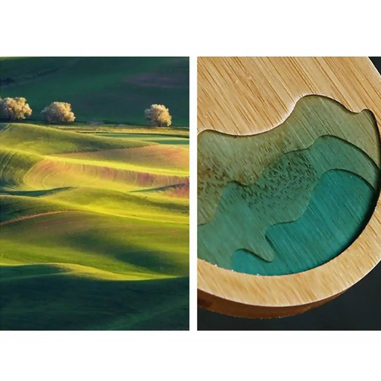 Beach_Contour_Line_Epoxy_Art_Wooden_Coaster_-_-4136090 Beach Contour Line Epoxy Art Wooden Coaster -