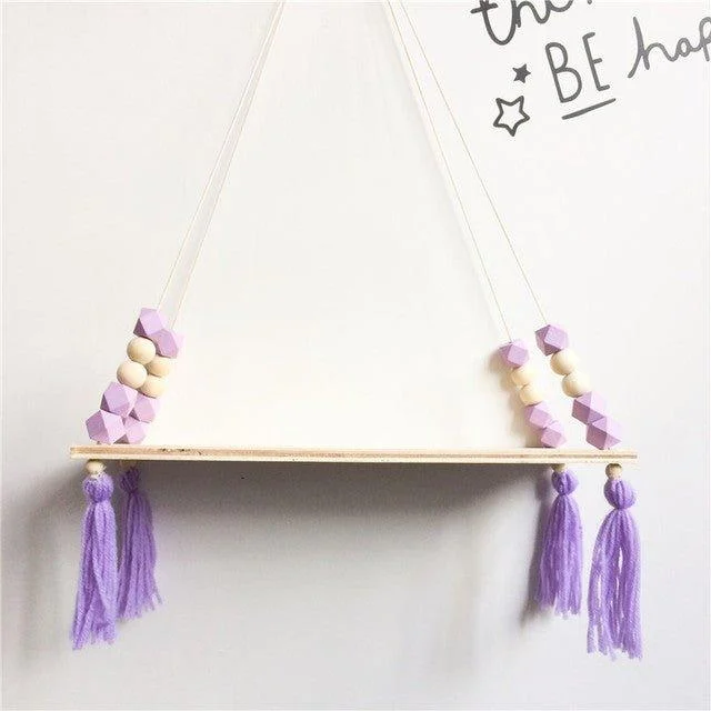 Beaded_Hanging_Wooden_Shelf_-_-4136221 Beaded Hanging Wooden Shelf -