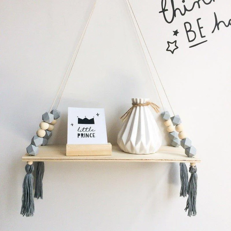 Beaded_Hanging_Wooden_Shelf_-_-4136229 Beaded Hanging Wooden Shelf -