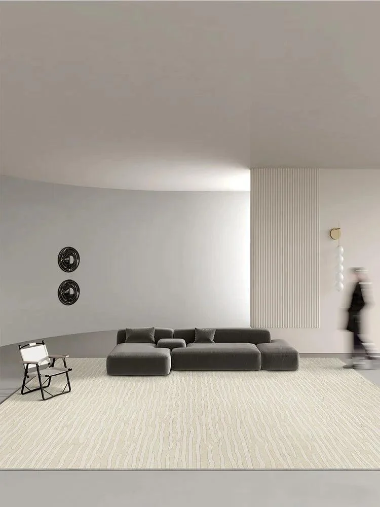 Beige_Clean_Minimal_Striped_Rug_Carpet_Large_Area_Bedroom_Balcony_-_-4137001 Beige Clean Minimal Striped Rug Carpet Large Area Bedroom Balcony -