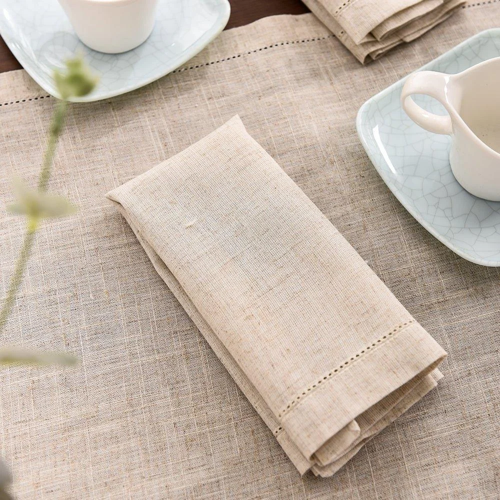 Beige Linen Napkins (12pc) -
