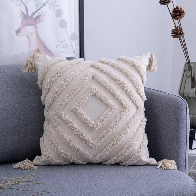 Beige_Tassels_Cushion_Covers_-_-4137084 Beige Tassels Cushion Covers -