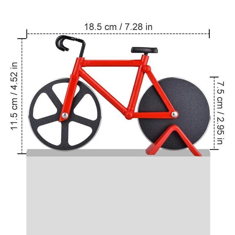 Bicycle Wheel Roller Pizza Cutter -  - #tag1#