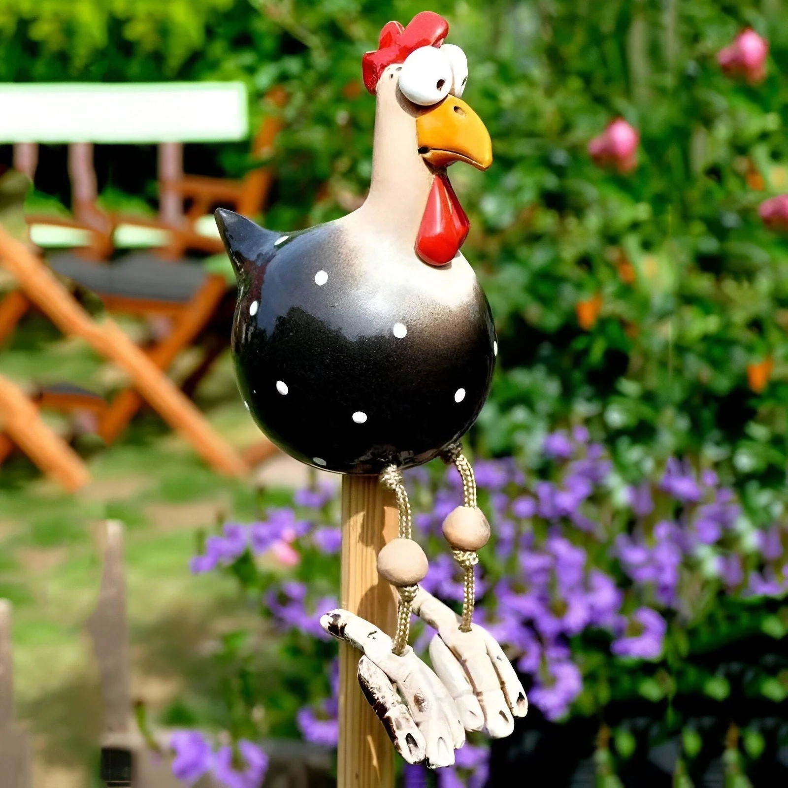 Big-eyed_Huhn_Statue_-_Weatherproof_Resin_Craft_-_Rooster_Garden_Statue_-_-_tag1_-4150547 Big-eyed Huhn Statue - Weatherproof Resin Craft - Rooster Garden Statue - - #tag1#
