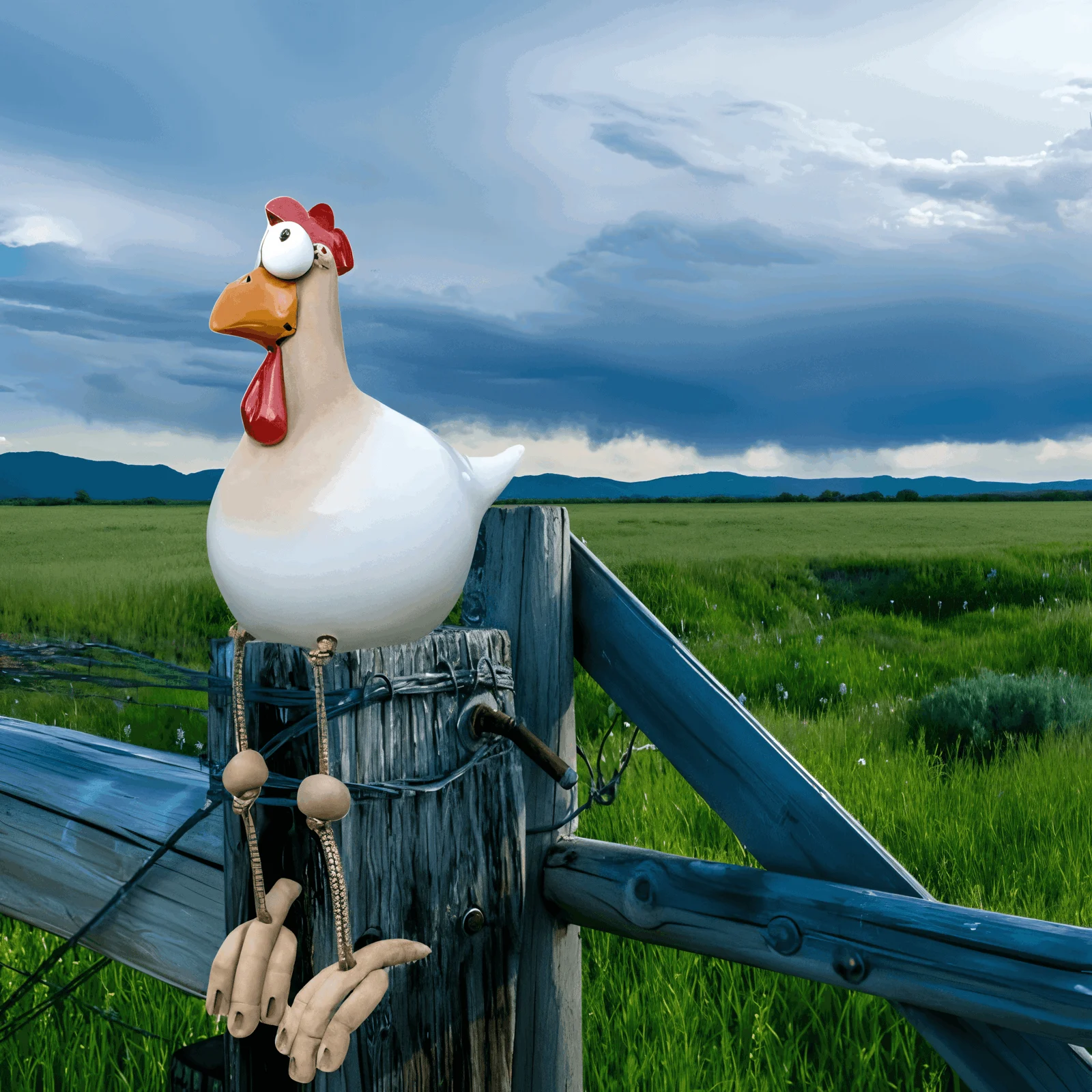 Big-eyed_Huhn_Statue_-_Weatherproof_Resin_Craft_-_Rooster_Garden_Statue_-_-_tag1_-4150603 Big-eyed Huhn Statue - Weatherproof Resin Craft - Rooster Garden Statue - - #tag1#