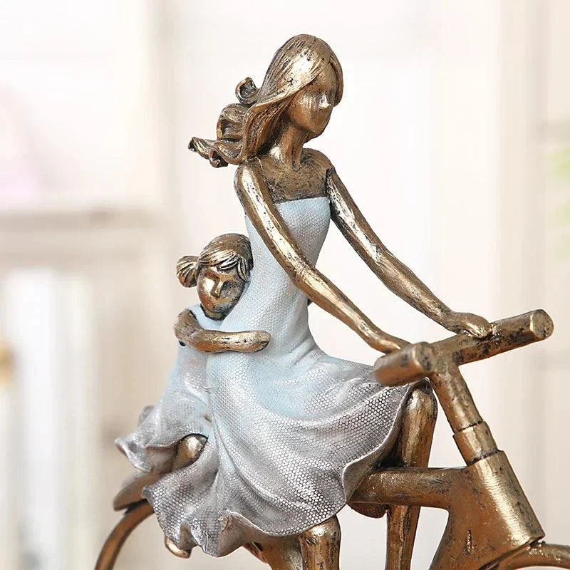 Bike_Family_Resin_Figurine_-_-4137872 Bike Family Resin Figurine -