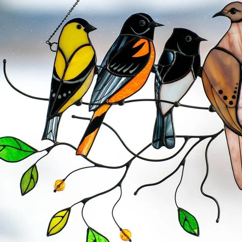 Birds Acrylic Window Hangings -  - #tag1#