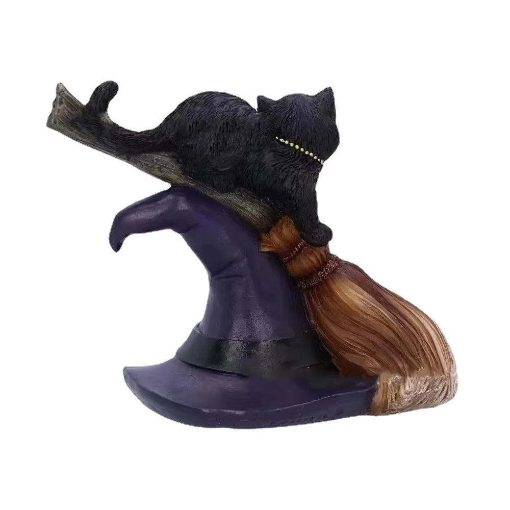 Black Cat Resin Craft Ornament -  - #tag1#