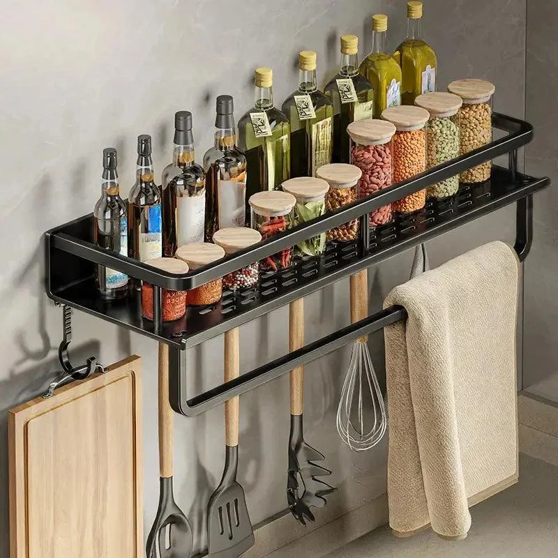 Black_Kitchen_Rack_Easy_to_mount_on_the_wall_-_-_tag1_-4156001 Black Kitchen Rack | Easy to mount on the wall - - #tag1#