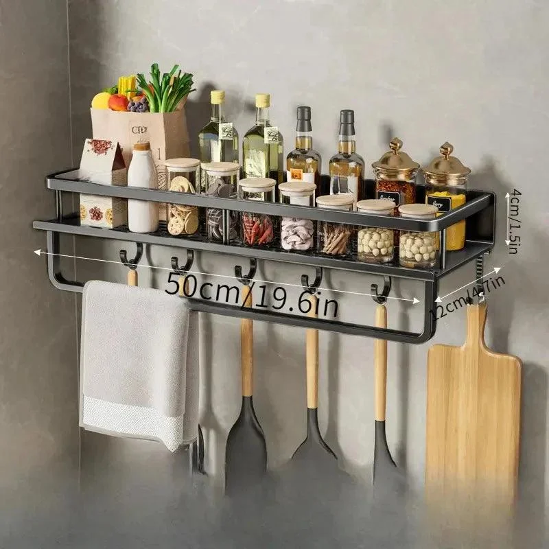 Black_Kitchen_Rack_Easy_to_mount_on_the_wall_-_-_tag1_-4156037 Black Kitchen Rack | Easy to mount on the wall - - #tag1#