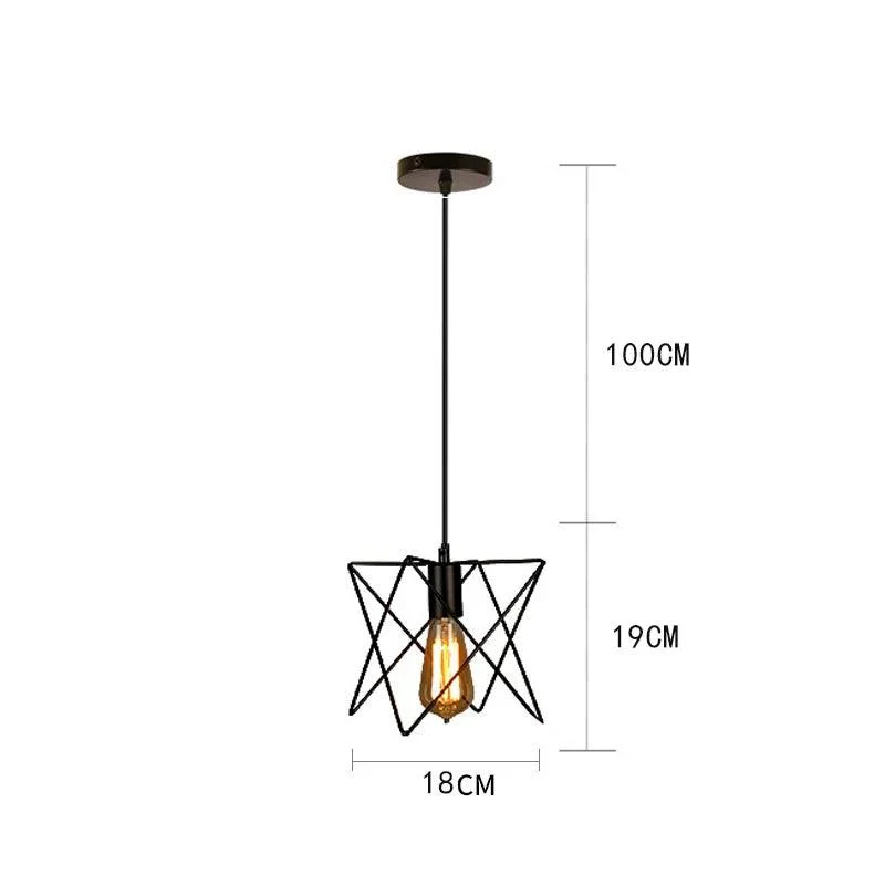 Black_Metal_Cage_Pendant_Light_Retro_Industrial_Charm_-_-4138964 Black Metal Cage Pendant Light: Retro Industrial Charm -