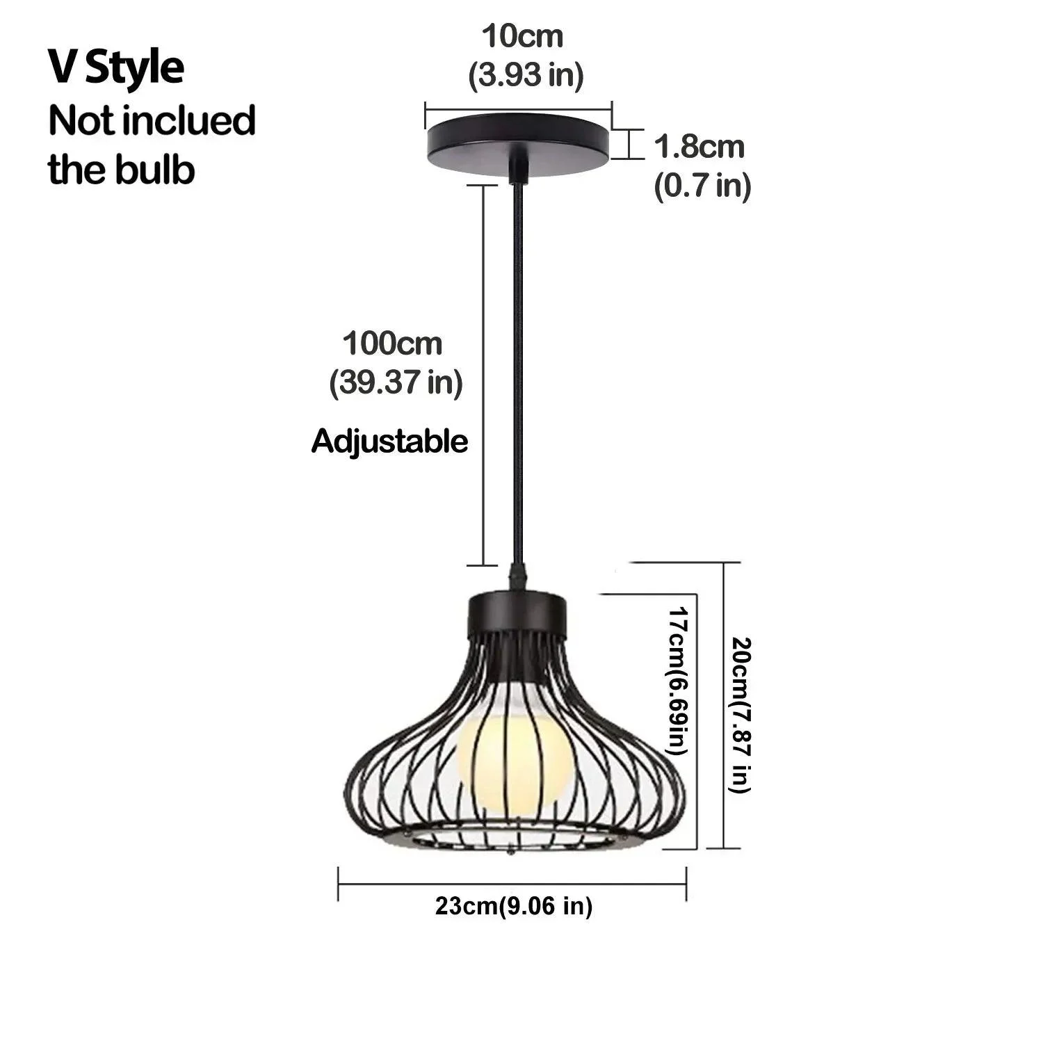 Black_Metal_Cage_Pendant_Light_Retro_Industrial_Charm_-_-4139010 Black Metal Cage Pendant Light: Retro Industrial Charm -