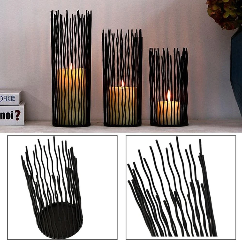 Black_Morden_Metal_Hollow_Out_Metal_Iron_Candle_Holder_Cage_-_-_tag1_-4156478 Black Morden Metal Hollow Out Metal Iron Candle Holder Cage - - #tag1#