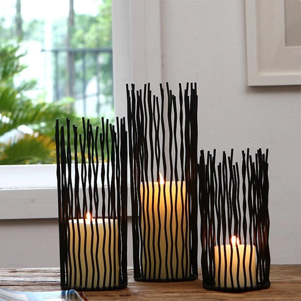 Black_Morden_Metal_Hollow_Out_Metal_Iron_Candle_Holder_Cage_-_-_tag1_-4156505 Black Morden Metal Hollow Out Metal Iron Candle Holder Cage - - #tag1#