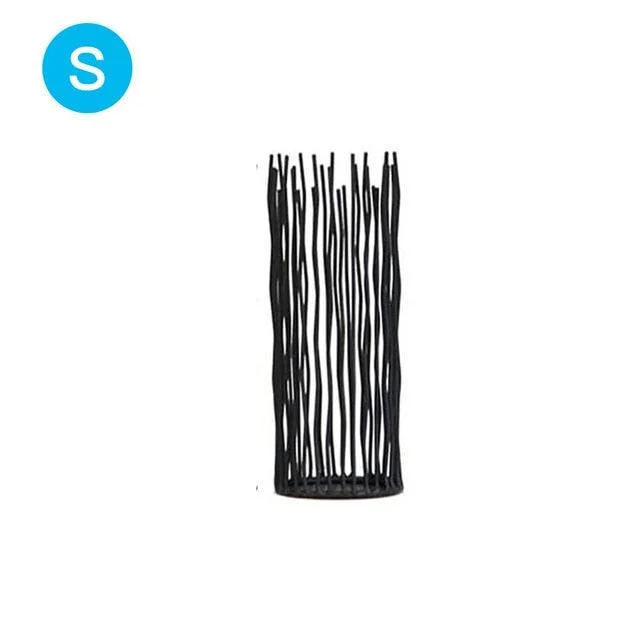 Black_Morden_Metal_Hollow_Out_Metal_Iron_Candle_Holder_Cage_-_-_tag1_-4156522 Black Morden Metal Hollow Out Metal Iron Candle Holder Cage - - #tag1#
