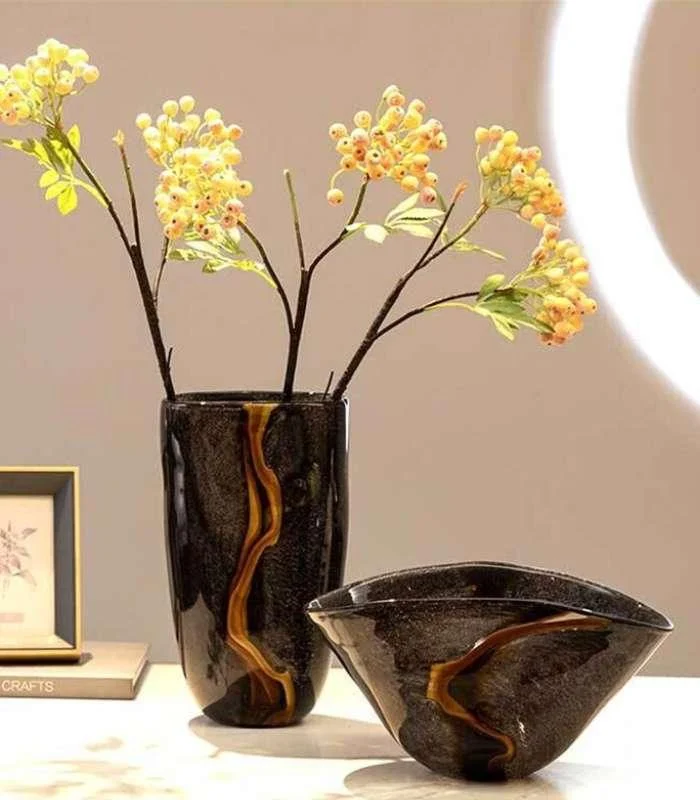 Black_Orion_Tabletop_Vase_Glass_-_-_tag1_-4152392 Black Orion Tabletop Vase Glass - - #tag1#