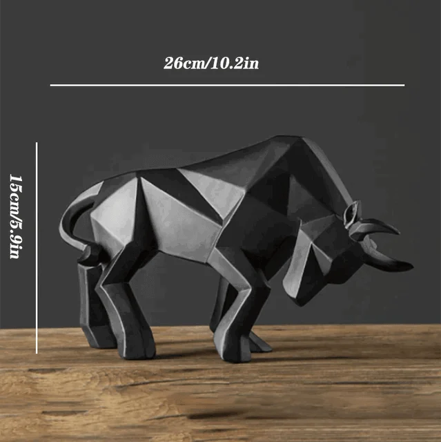 Black_White_Bull_Abstract_Animal_Ornaments_Gift_Sculptures_and_Statues_-_-4139139 Black White Bull Abstract Animal Ornaments Gift Sculptures and Statues -