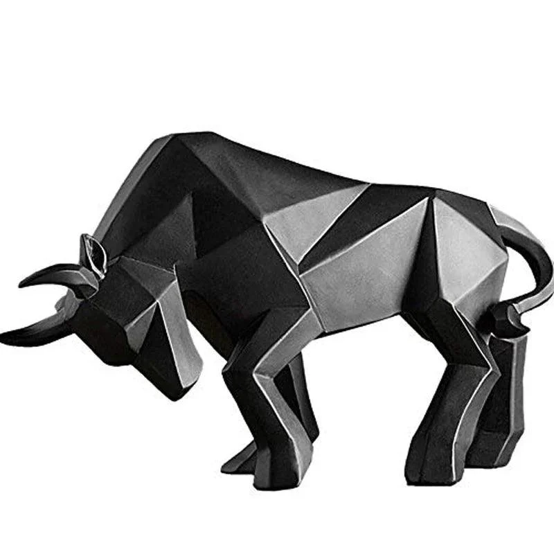 Black_White_Bull_Abstract_Animal_Ornaments_Gift_Sculptures_and_Statues_-_-4139170 Black White Bull Abstract Animal Ornaments Gift Sculptures and Statues -