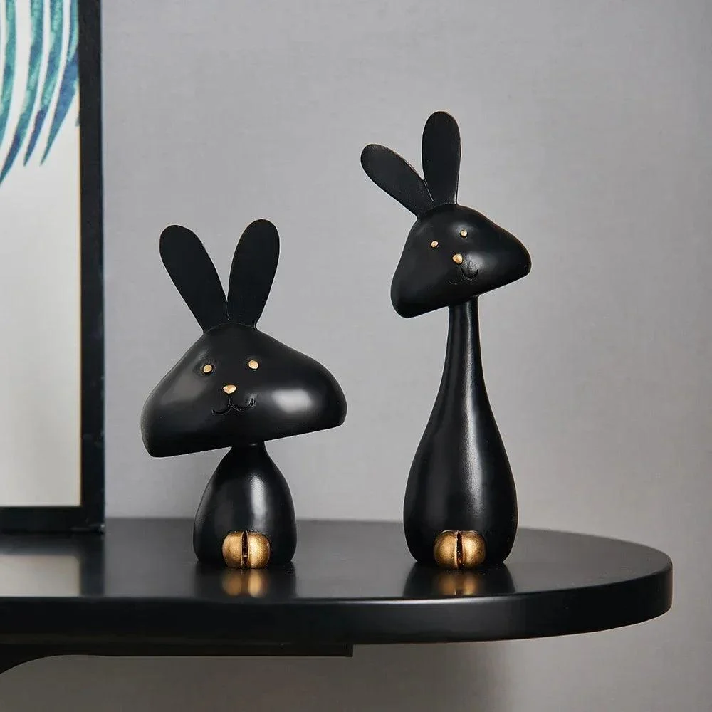 Black_White_Cartoon_Resin_Statue_-_-4138324 Black & White Cartoon Resin Statue -