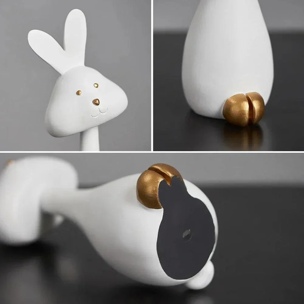 Black_White_Cartoon_Resin_Statue_-_-4138340 Black & White Cartoon Resin Statue -