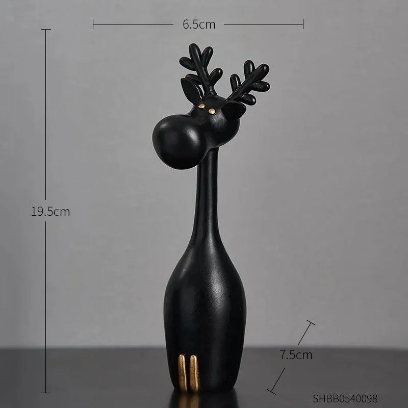 Black_White_Cartoon_Resin_Statue_-_-4138361 Black & White Cartoon Resin Statue -