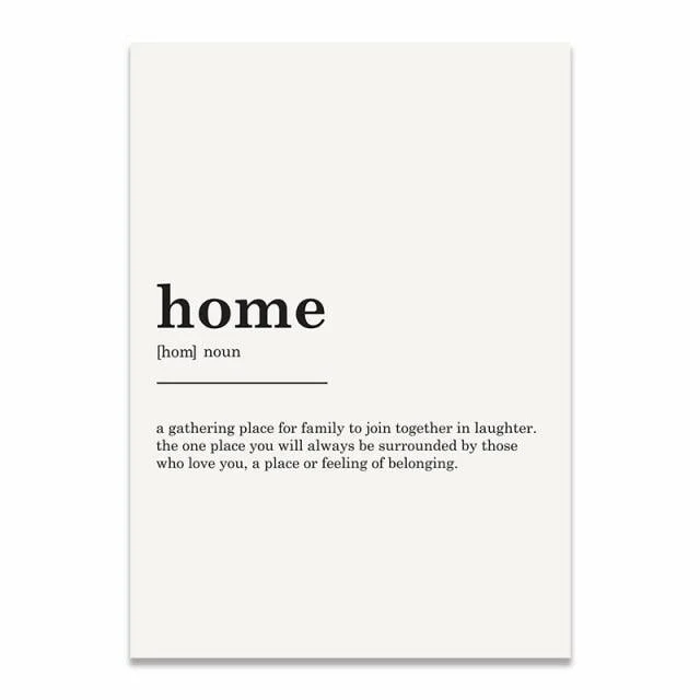 Black and White Abstract Wall Art -