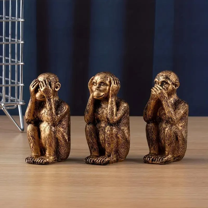 BlissCraft_Classic_Vintage_Monkey_Figurine_Decor_-_-_tag1_-4157222 BlissCraft™ | Classic & Vintage Monkey Figurine Decor - - #tag1#