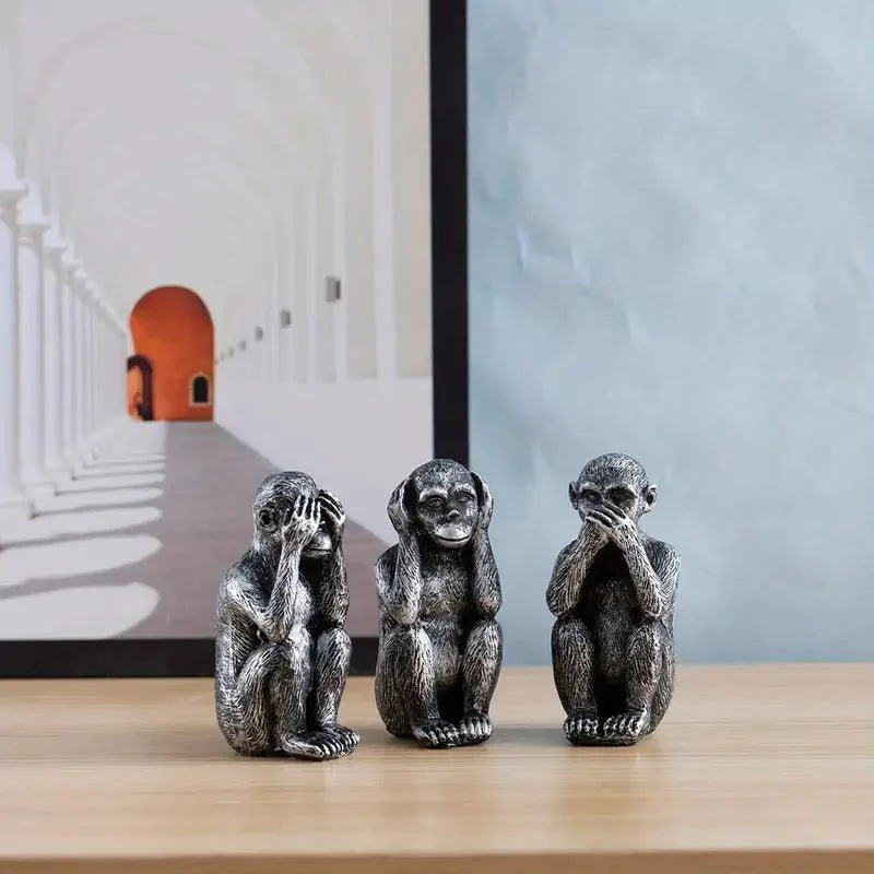 BlissCraft_Classic_Vintage_Monkey_Figurine_Decor_-_-_tag1_-4157240 BlissCraft™ | Classic & Vintage Monkey Figurine Decor - - #tag1#