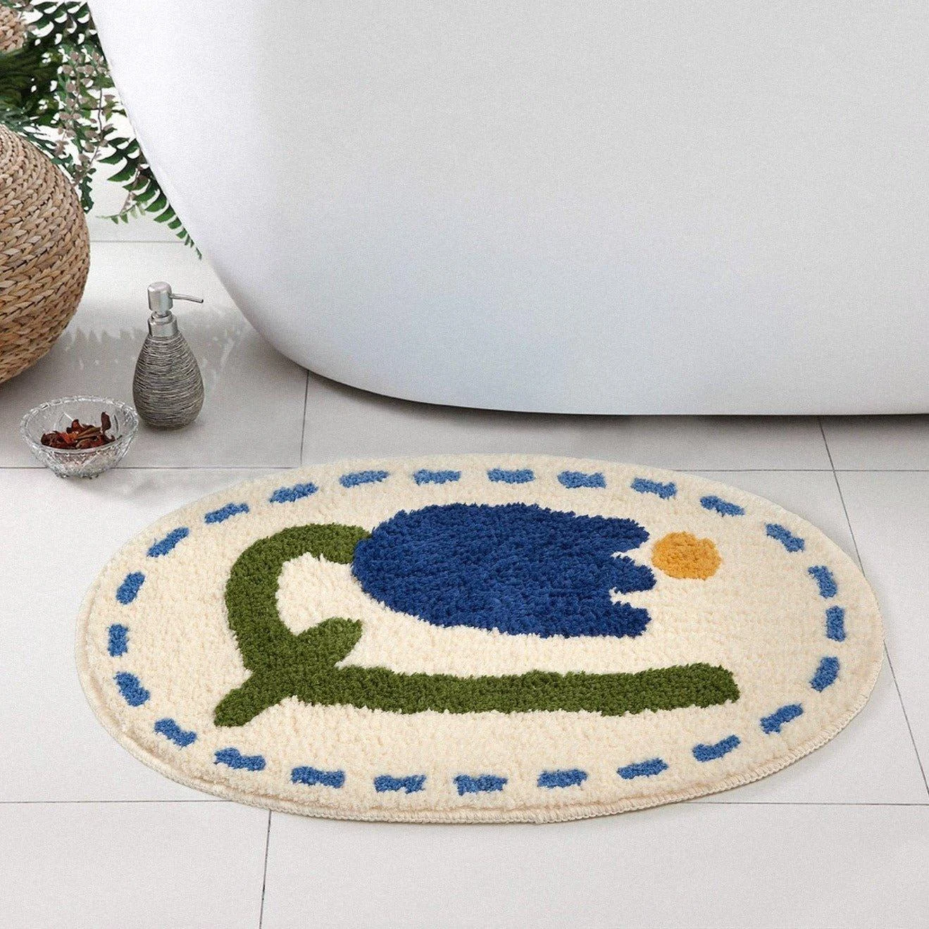 Blue Tulip Mat - - #tag1#