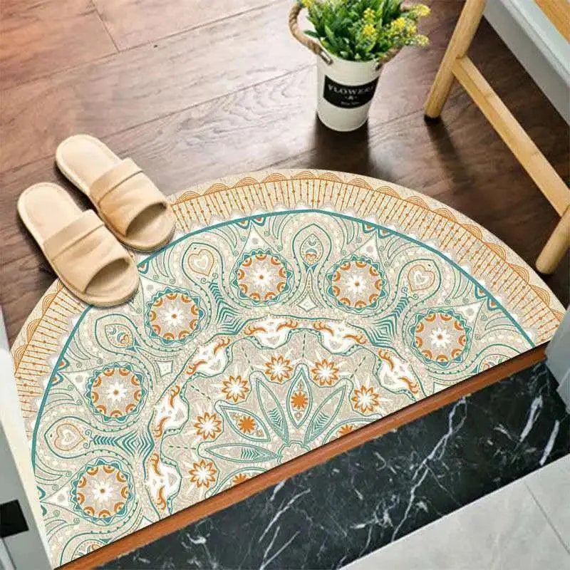 Bohemian_Anti_Slip_Semi-circular_Doormat_-_-4140660 Bohemian Anti Slip Semi-circular Doormat -