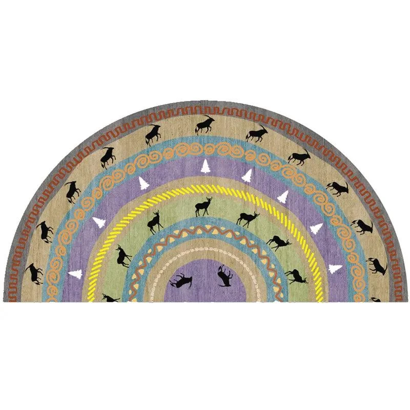 Bohemian_Anti_Slip_Semi-circular_Doormat_-_-4140673 Bohemian Anti Slip Semi-circular Doormat -