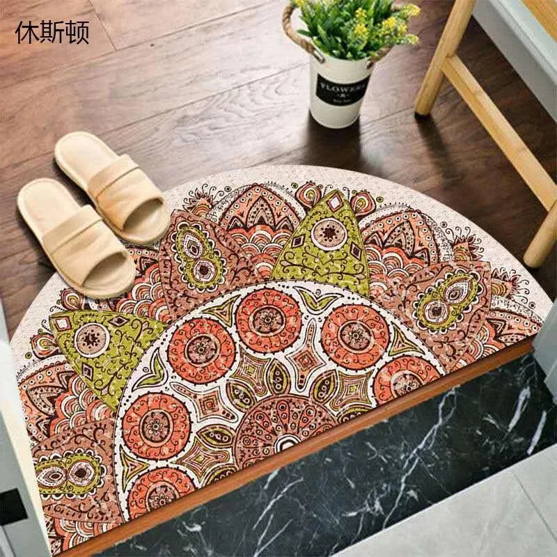 Bohemian_Anti_Slip_Semi-circular_Doormat_-_-4140707 Bohemian Anti Slip Semi-circular Doormat -