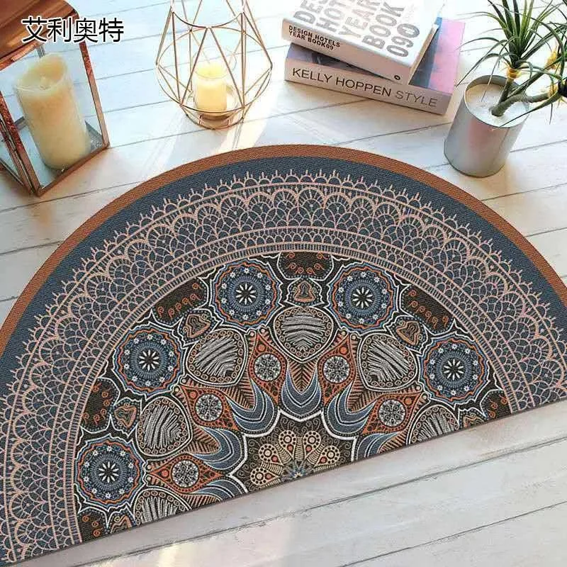 Bohemian_Anti_Slip_Semi-circular_Doormat_-_-4140735 Bohemian Anti Slip Semi-circular Doormat -