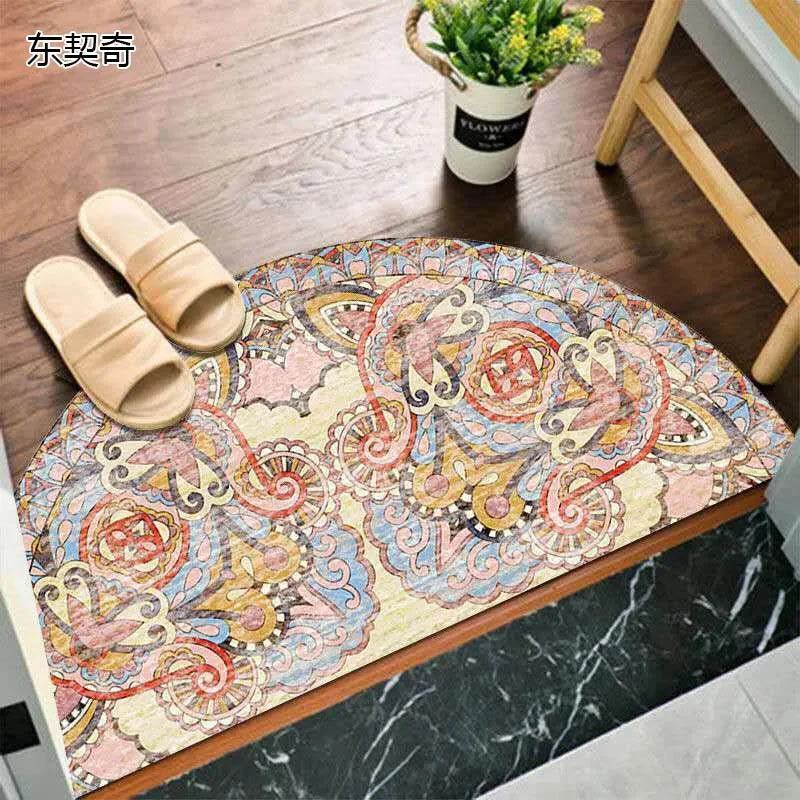 Bohemian_Anti_Slip_Semi-circular_Doormat_-_-4140742 Bohemian Anti Slip Semi-circular Doormat -