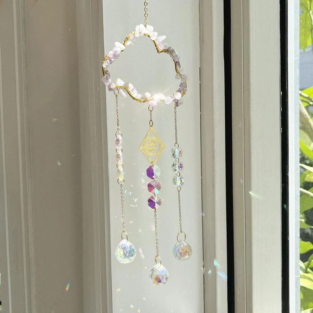 Bohemian Cloud Suncatcher Window Hangings - - #tag1#
