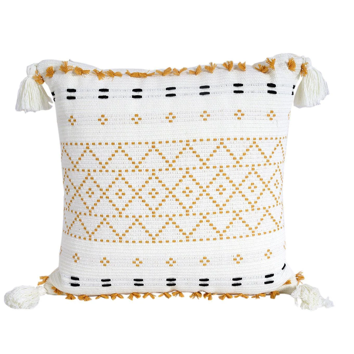 Bohemian Geometry Pattern Pillow - - #tag1#