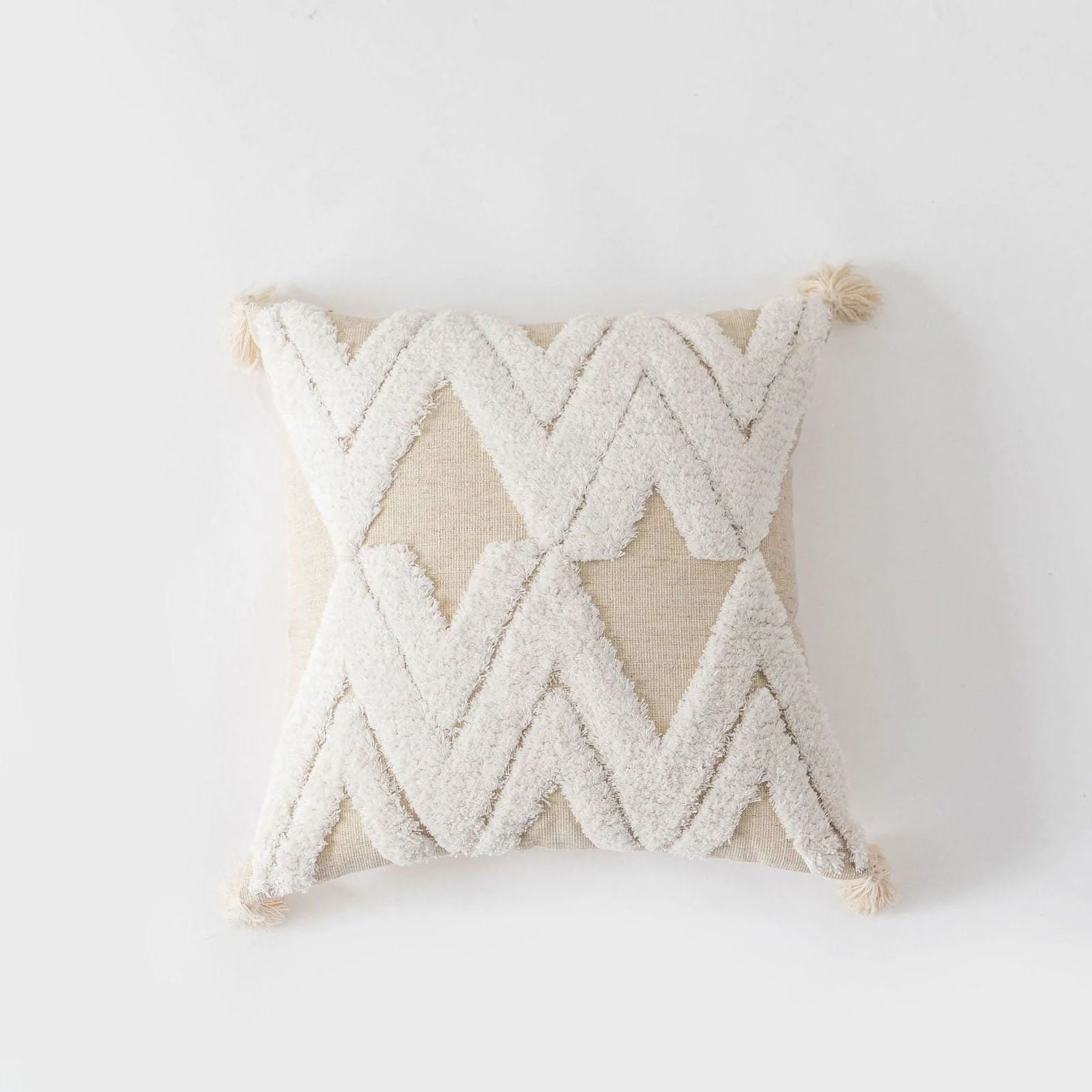 Bohemian_Geometry_Tufted_Pillow_-_-_tag1_-4159403 Bohemian Geometry Tufted Pillow - - #tag1#