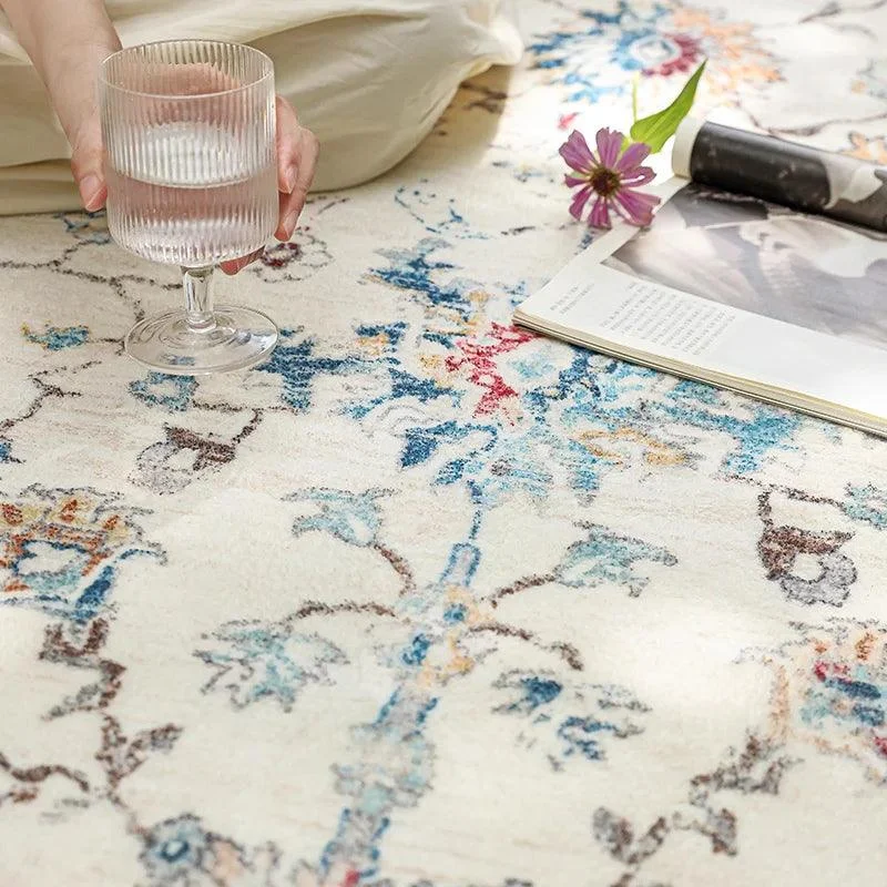 Bohemian_Persian_Flower_Carpet_Rug_Comfortable_Soft_Bedroom_Decoration_-_-4141106 Bohemian Persian Flower Carpet Rug Comfortable Soft Bedroom Decoration -